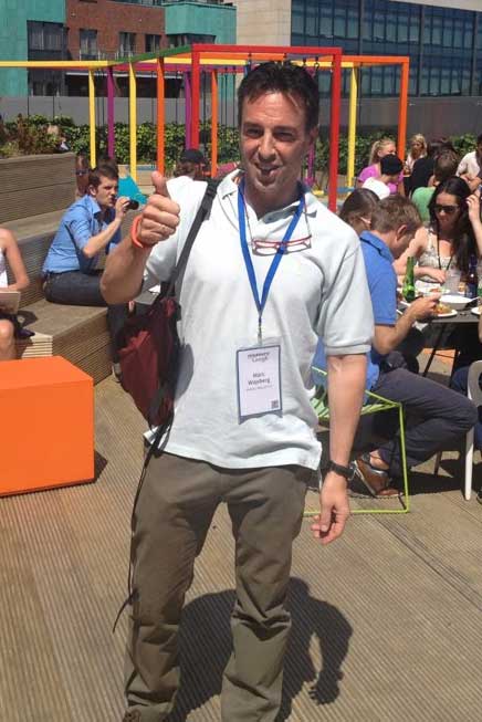 Marc Wajsberg at Google European headquarters in Dublin, 2013