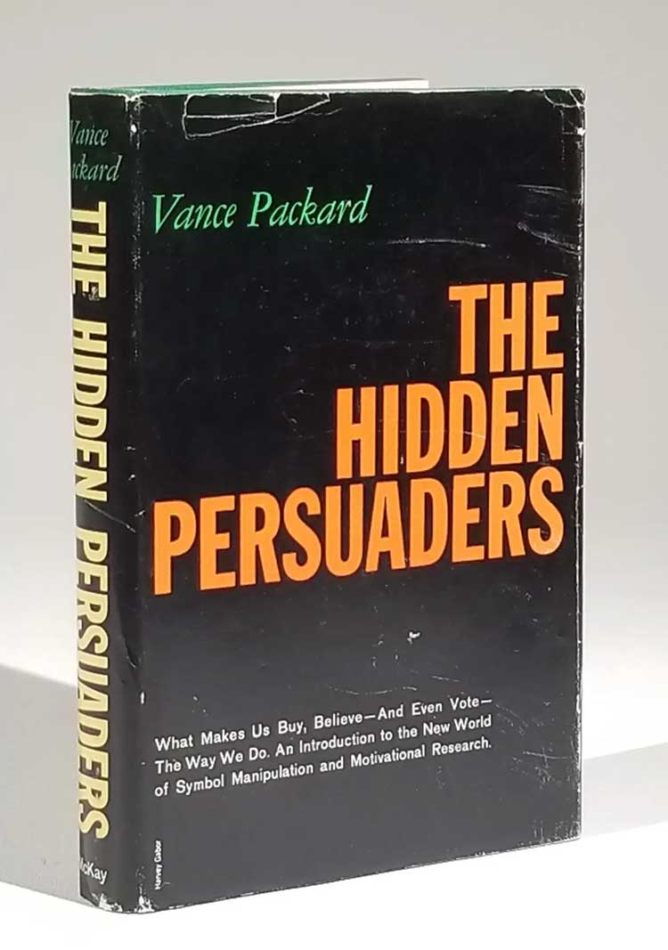 The Hidden Persuaders by Vance Packard, the book that started Marc Wajsberg's obsession with buyer psychology